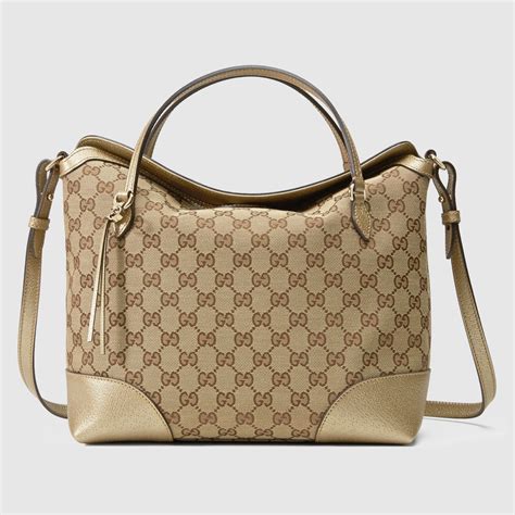 Gucci Bree Original GG canvas top handle bag